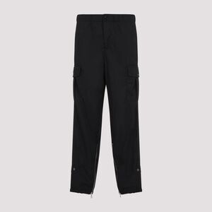 DRIES VAN NOTEN Cargo Pants with Zipper Ankle Detail Men BLACK